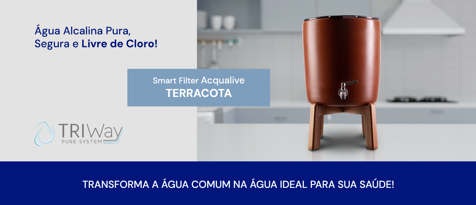 Descrição visual do purificador Acqualive Terracota 1